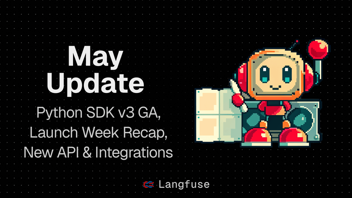 Langfuse May Update